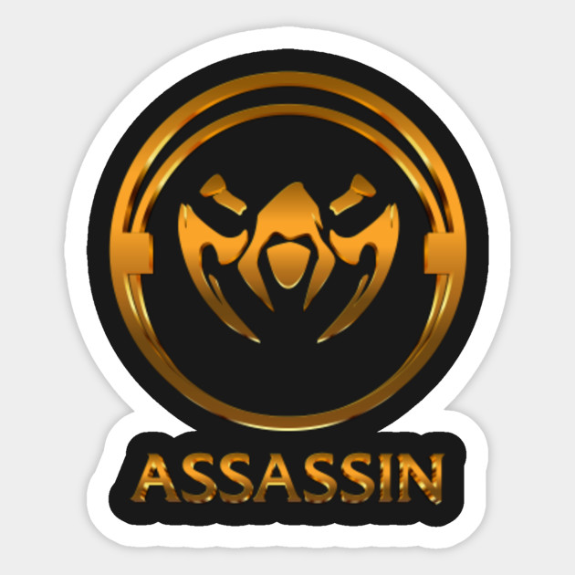 League Of Legends Assassin Gold Emblem League Of Legends Sticker Teepublic